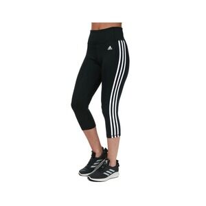 Adidas Three Stripe Athletic Leggings Size Small